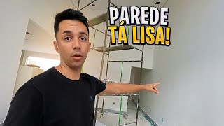 FINALIZAMOS A MASSA CORRIDA VAI COMEÇAR A PINTURA INTERNA [upl. by Coleville251]