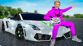 My NEW Diamond Lamborghini reveal [upl. by Ondrej]