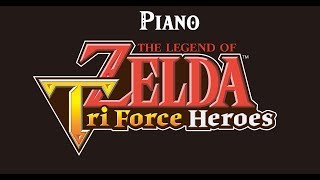 Piano  Riverside  The Legend of Zelda Triforce Heroes [upl. by Googins472]