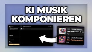 KI Musik erstellen  komponieren kostenlos  Künstliche Intelligenz Tutorial [upl. by Pang]