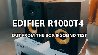 EDIFIER R1000T4 OUT OF THE BOX  SOUND TESTING [upl. by Esta]