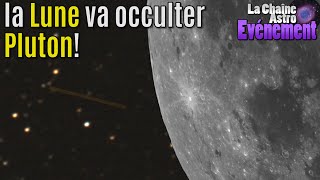 La Lune va occulter Pluton [upl. by Eivod]