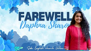 Farewell  Ms Daphna Sharon  SDAECV  November 2 2024 [upl. by Trudy]