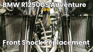 Install Front ESA Shock for BMW R1250GS Adventure Touratech  Tractive [upl. by Chaunce]