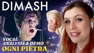 Vocal Coach Reacts to DIMASH  Ogni Pietra Olimpico  Analysis [upl. by Huston]