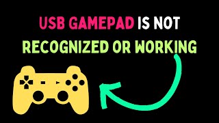 USB Gamepad is not recognized or working or working in Windows 11 [upl. by Figueroa]