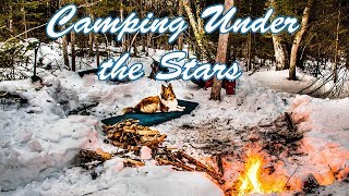 Winter Camping Under the Stars [upl. by Lucey]