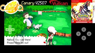 Pokemon Rutile Ruby  3DS Citra Vulkan  Canary v2507 Tested on Helio G99  Device Realme 10 [upl. by Kinchen]