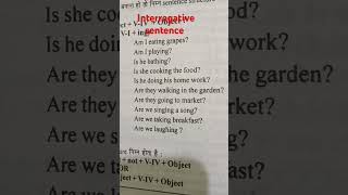 Present continuous tense 10 sentence of interrogative [upl. by Assyn]