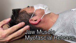 How to do myofascial release for temporalis and masseter English [upl. by Graniah695]