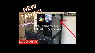 NEW Nuvo INT 75g Reef tank [upl. by Aillemac]