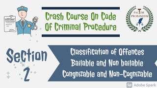 Classification Of Offences under Code of Criminal Procedure 1973 [upl. by Les]