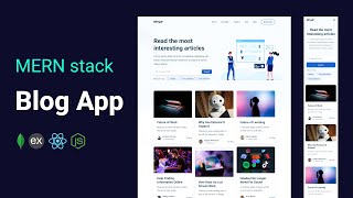 MERN stack Blog app using Tailwind CSS  62  blog list page [upl. by Tillio721]