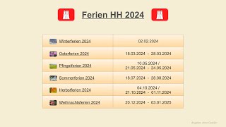 Ferien HH 2024 [upl. by Relly]