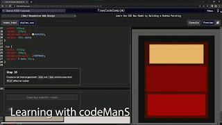 learn2code  freeCodeCamp New Responsive Web Design  Building a Rothko Painting Step 35 [upl. by Aleunam]