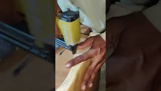 Staple gun for woodworking  Staple gun for use sofa poshing woodworking viralvideo [upl. by Odraccir702]