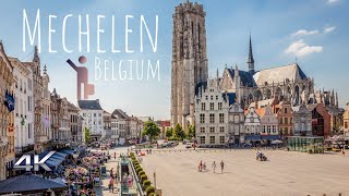 Mechelen Belgium  Virtual City Tour 4K [upl. by Etrem]