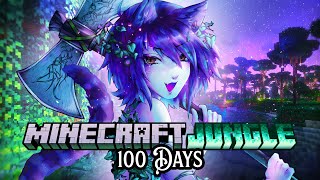 I Survived 100 Days in the Minecraft TWILIGHT JUNGLE as a Cat [upl. by Ainotal395]