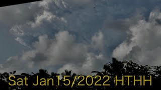 Tonga Volcanic Eruption as seen from Tonga 73 Kilometers Away [upl. by Farica650]