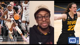 South Carolina vs Iowa Final 4 highlights reaction  March 31  Caitlin Clark Raven Johnson [upl. by Mallorie]