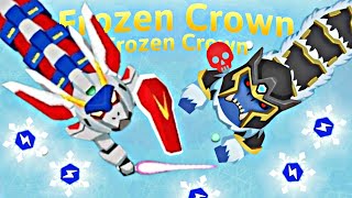 Gunguardian King Snake Vs King Cold Boos Snake On Snake io Game  FrozenCrown New Event ❄ gameplay [upl. by Lynnea]