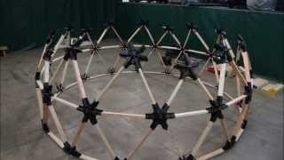 Natural Frequency 3v Geodesic Dome Kit Assembly [upl. by Erika]