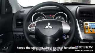 MXTRON MITSUBISHI ASX ANDROID NAVIGATION INSTALLATION GUIDE [upl. by Nauqe179]