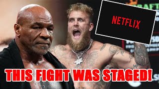 Jake Paul vs Mike Tyson fight DISASTER Paul DESTROYED for fixing a FAKE FIGHT Netflix was TERRIBLE [upl. by Toor216]