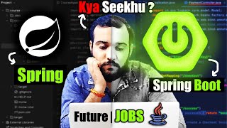 Spring vs Spring Boot for Beginners  How much Spring Must Know Before Starting Spring Boot 🔥 [upl. by Duston]