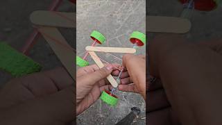 How to Make a Powerful Ice Cream Stick Car DIY Project shorts youtubeshort viral [upl. by Risa933]