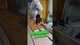 Treppenstufen herstellen 😎shorts woodworking diy [upl. by Callum128]