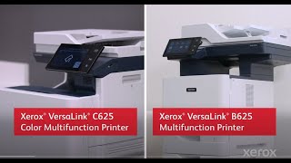 Xerox VersaLink C625 and B625 Multifunction Printers [upl. by Annaoi31]