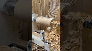 Enormous Forstner Bit Tears Through the Wood rammstein sonne woodturning [upl. by Silrak]