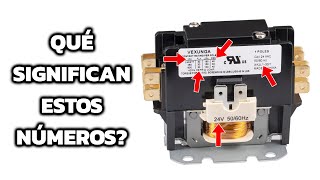 Qué Significan Todos Estos Números en un Contactor HVAC [upl. by Tony901]