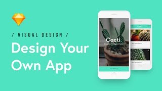 Design Your Own App in Sketch Tutorial📱 [upl. by Asihtal]