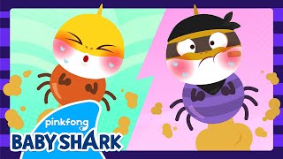 🕷️NEW Eensy Weensy Baby Spiders  Baby Shark Halloween Song  Baby Shark Official [upl. by Viafore]