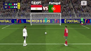 👉Portugal vs Egypt full penalty shootout  Portugal vs Egypt full Highlight⚽ [upl. by Silvana]