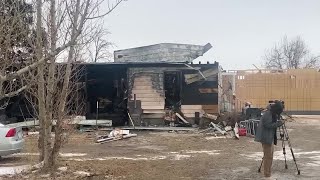 Edgar family loses home after house fire early Tuesday Edgar Bar accepting donations [upl. by Eilema]