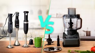 Immersion Blender vs Food Processor  Which Ones Better For What [upl. by Diahann]