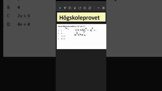 Högskoleprovet högskoleprovet enkelt tricks tips matematik matte utbildning enkelt studera [upl. by Riada411]