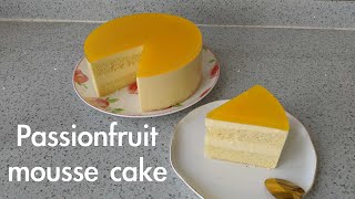 Passionfruit Mousse Cake 百香果慕斯蛋糕 [upl. by Rehpotsrik299]