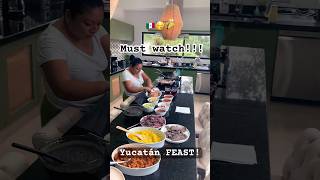 Yucatecan FEAST 🥳🌮 must watch fypシ゚viral mexicanfood yucatán 😀 [upl. by Nahpos]