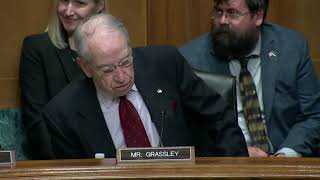 Grassley Presses IRS Leadership to Listen to Whistleblowers at Finance Committee Hearing [upl. by Anelis314]