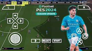 eFootball PES 2024 PPSSPP Download Mediafıre [upl. by Aciret816]