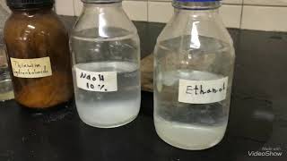 Phenytoin Synthesis step1 Benzoin condensation [upl. by Brianna935]