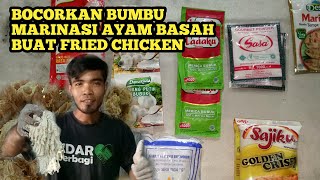 BUMBU RESEP AYAM FRIED CHICKEN ASLI PEDAGANGSANGAT DETAIL 2021 [upl. by Hidie76]