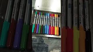 Unboxing new Doms brush pen [upl. by Pandolfi]