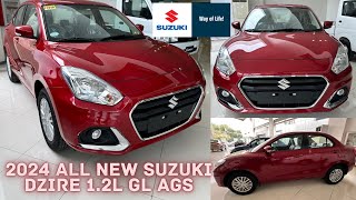 2024 SUZUKI DZIRE 12L GL AGS  PHOENIX RED PEARL METALLIC [upl. by Min]