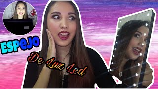 ESPEJO DE LUZ LED MAQUILLAJE MERCADO LIBRE  LO QUE PEDÍ VS LO QUE RECIBÍ  RESEÑA LARGE LED MIRROR [upl. by Sterling]