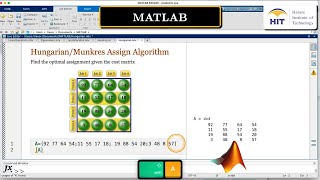 Matlab  HungarianMunkres Assign Algorithm [upl. by Nov]